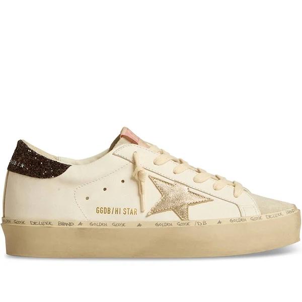 Golden Goose - White Hi-Star Sneakers for Women - Size 35 EU - 24S