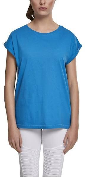 Urban Classics Extended Shoulder Tee in Hawaiian Blue S