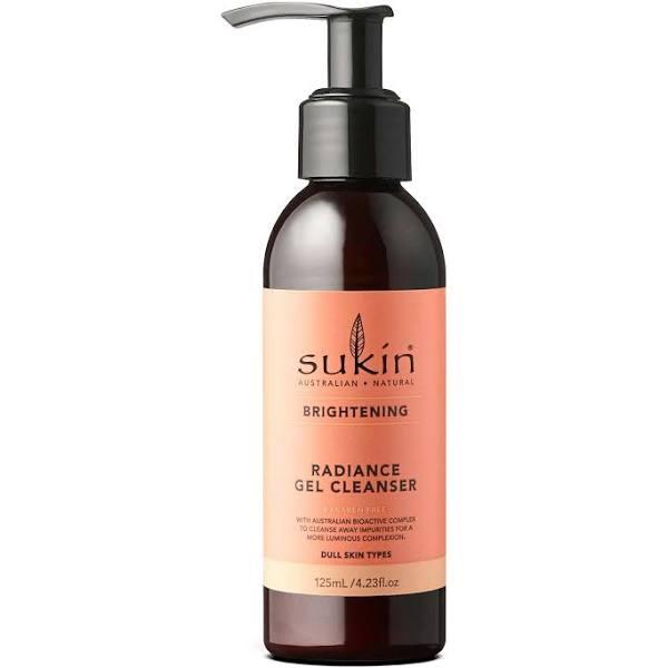 Sukin, Radiance Gel Cleanser, Brightening, 4.23 fl oz (125 ml)