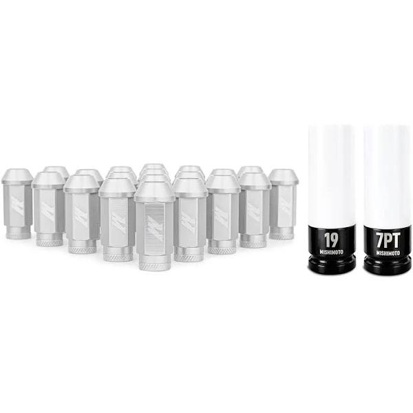 Mishimoto Aluminum Locking Lug Nuts M12x1.25 20pc Set - Silver