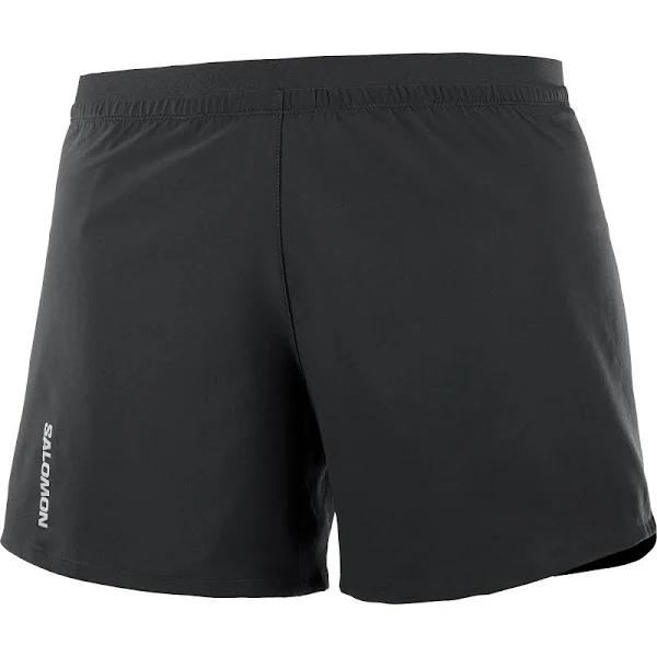 Salomon Cross 5" Shorts (Women's) Deep Black / L