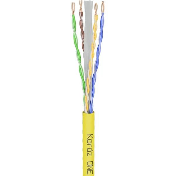 Kordz Professional Cat 6 U/UTP Bulk Cable LSZH Yellow 305m Pro Box [K13002-305M-YL]