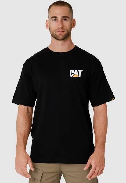 Caterpillar TRADEMARK Tee Size XS Mens| AfterPay Available