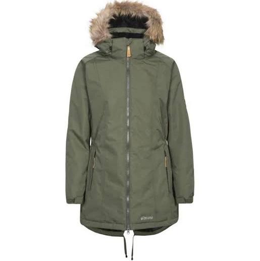 Trespass Womens/Ladies Celebrity Insulated Longer Length Parka Jacket Moss XXS