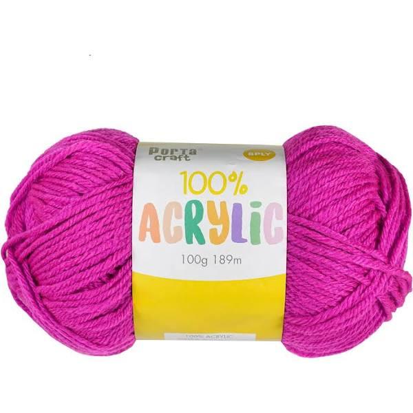 Acrylic Yarn 100g 189m 8ply - Mulberry