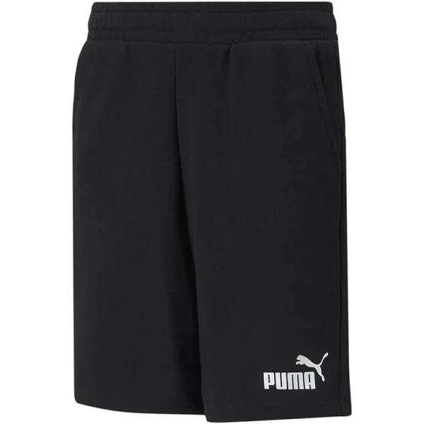 Essentials Youth Sweat Shorts in Black, Size 6, Cotton/Polyester by Puma