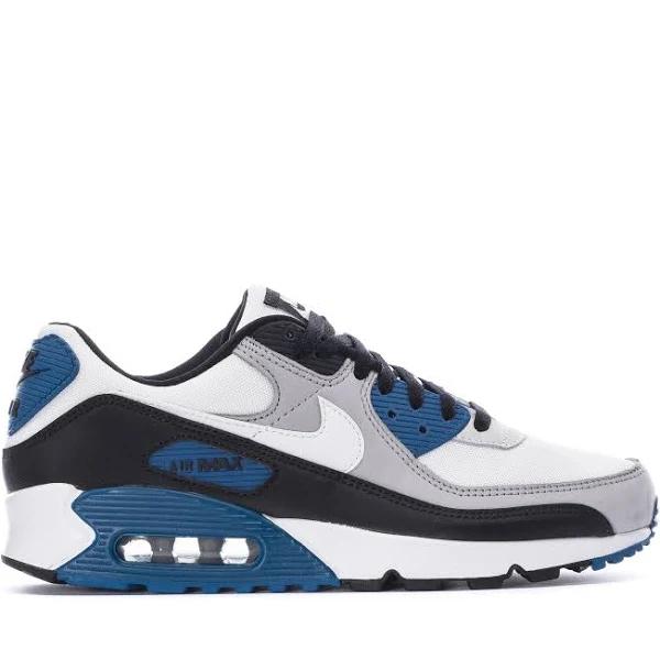 Nike Air Max 90 - Light Smoke Grey/Black/Industrial blue/summit White - 11