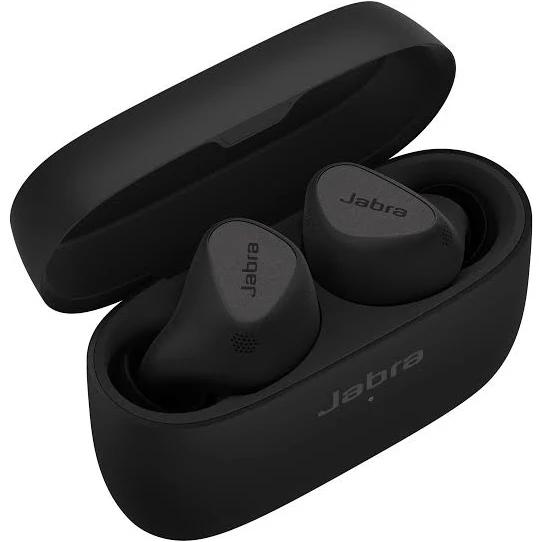 Jabra Elite 5 - True Wireless Earphones With Mic - In-ear - Bluetooth - Active Noise Canceling - Noise Isolating - Titanium Black