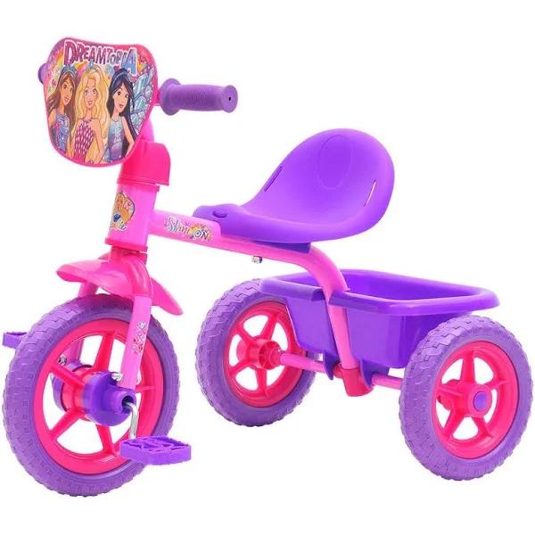 Barbie Pedal Bike Trike Ride On Toy Bucket Kids/Children/Toddler 3y+ Pink