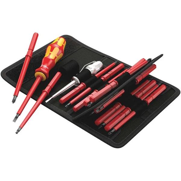 Wera Kraftform Kompakt VDE 16 Pieces Red