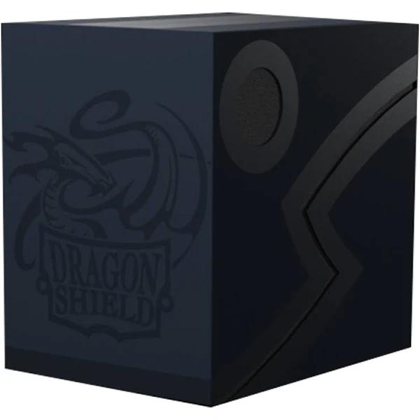 Dragon Shield - Deck Box - Revised Double Shell - Midnight Blue/Black