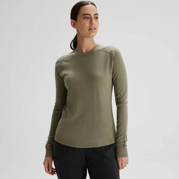 Kathmandu K-Merino 250 Women's Long Sleeve Top | Green - XS