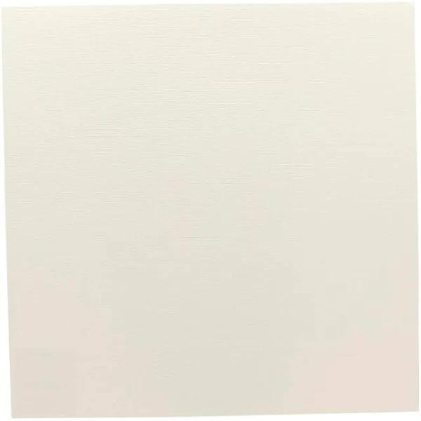 American Crafts Textured Cardstock 12"X12" Vanilla