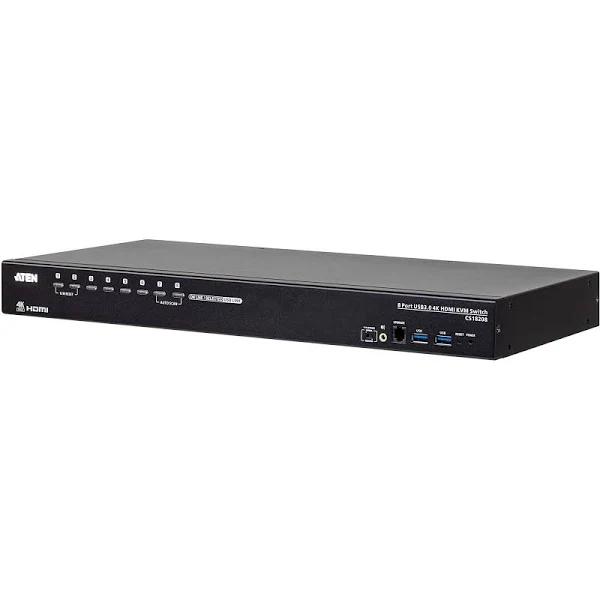 Aten 8-Port USB 3.0 4K HDMI KVM Switch [CS18208-AT-U]