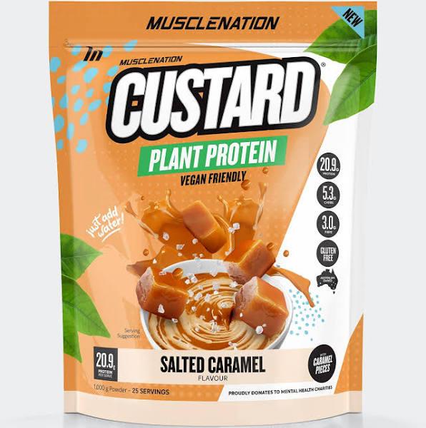 Muscle Nation - Custard Plant Protein - 25 Serves Salted Caramel