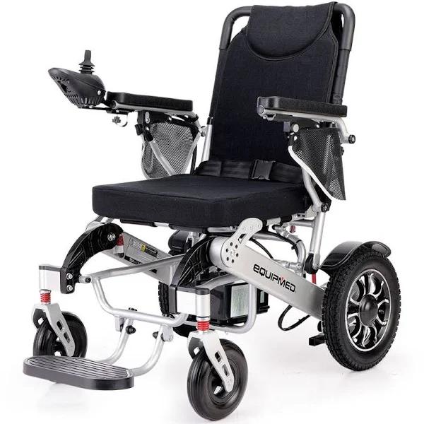 EQUIPMED Electric Wheelchair Folding Motorised 2x250W Power Mobility Scooter Lightweight