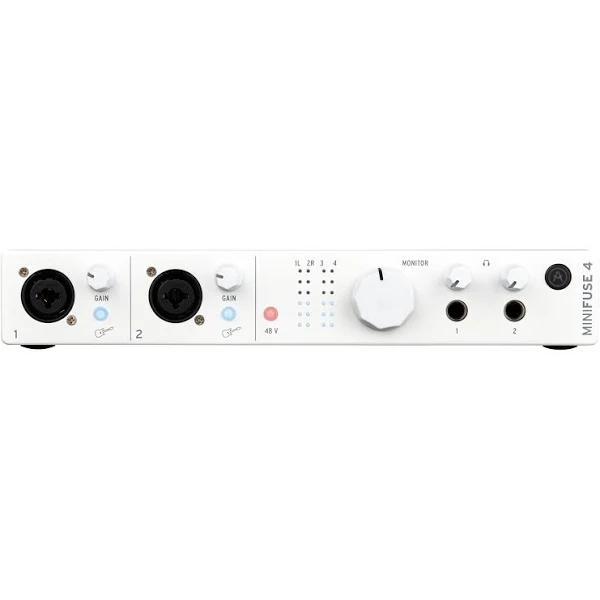 Arturia MiniFuse 4 USB Audio Interface 4 in/ 4 Out - White