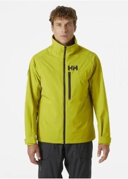 Helly Hansen Mens Sailing HP Racing LifaLoft Jacket, Neon Moss - 452 Neon Moss | Size S