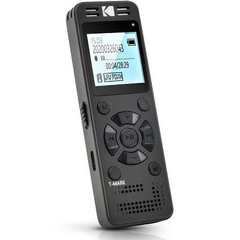 Kodak VRC350 Digital Voice Recorder With 8GB Memory, 6 Levels For Var, 581 Hours Recording Time With Recording Scenes Feature