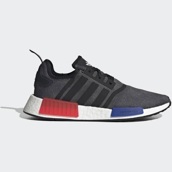 adidas-NMD_R1 Shoes-Men-Core Black / Semi Lucid Blue / Glory Red-7