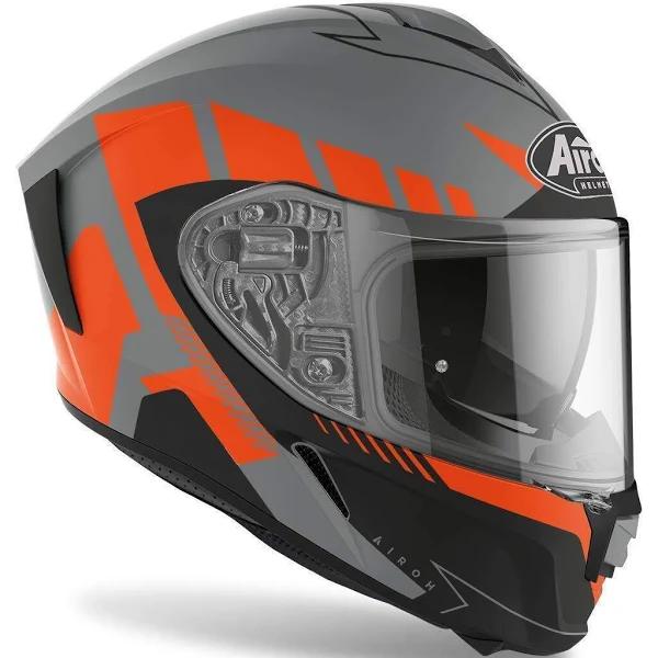 Airoh Spark Rise Helmet, grey-orange, Size L