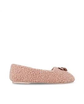 David Jones Grosby Women's Snuggly Slipper in Blush No1, Size 5 US