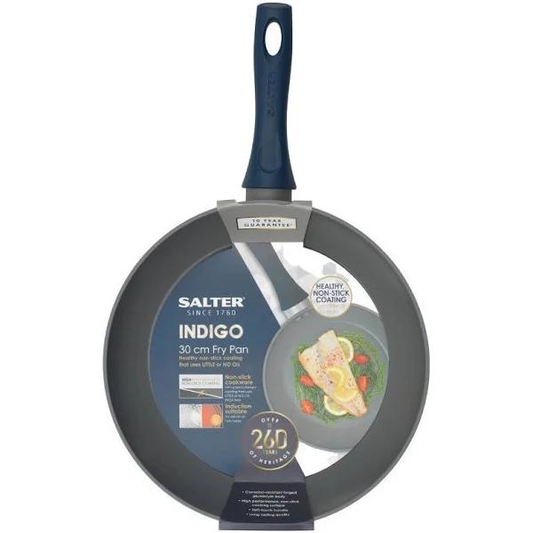 Salter Indigo Round 30cm Non-stick Cooking Frypan/Frying Pan All Hob Cookware