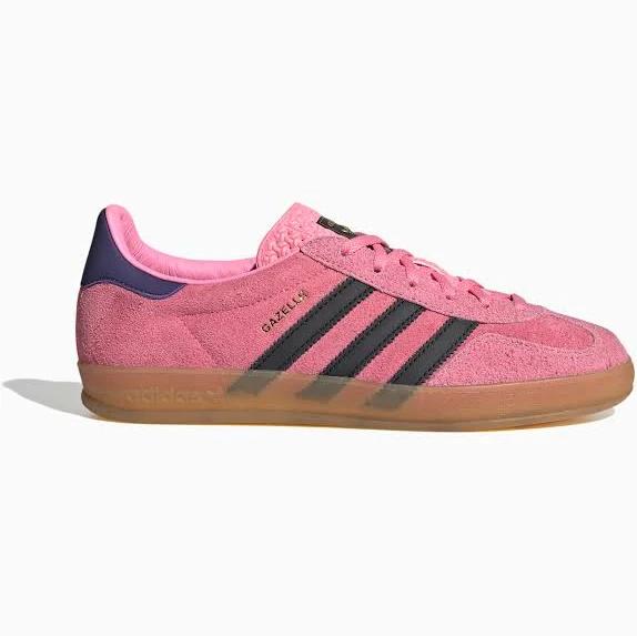 adidas-Gazelle Indoor Shoes-Women-Bliss Pink / Core Black / Collegiate Purple-11