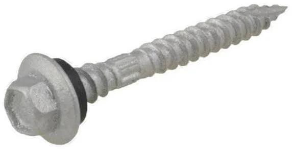 12G (5.50mm) x 65mm Neo Deep Ocean Hex Flange Timber T17 Top Grip Roofing Screw Galvanised