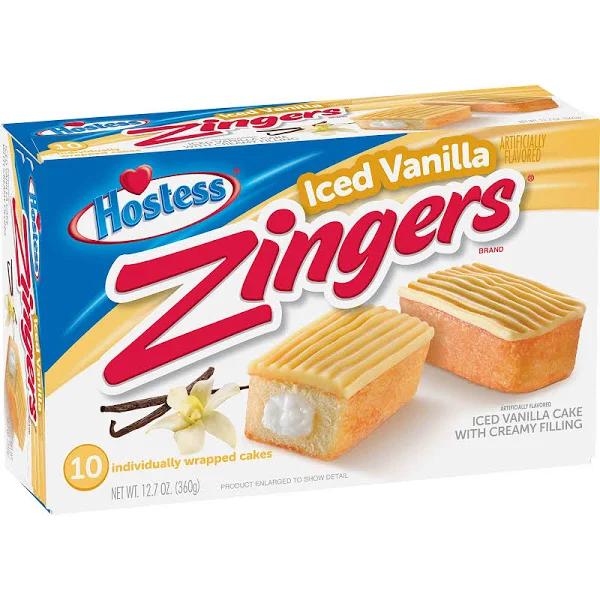 Hostess Iced Vanilla Zingers