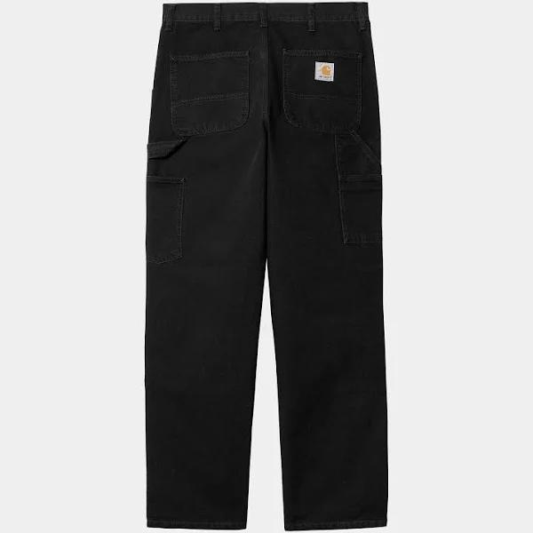 Carhartt WIP Double Knee Pant Dearborn Canvas, 12 oz - Black Rigid - 32/34 - Men