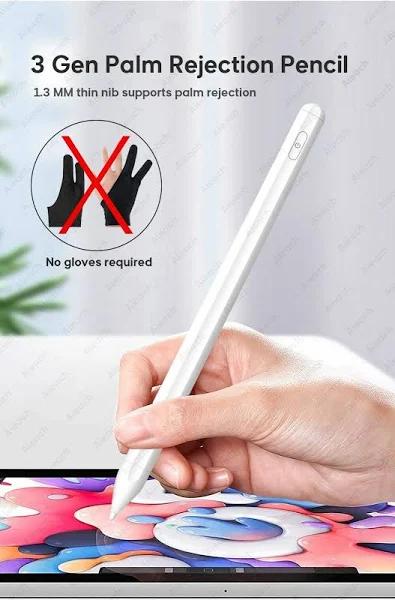 Alternative Stylus For Apple Pencil 2 & 1 Gen Palm Rejection For Ipad