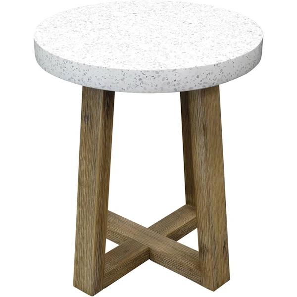 Hartman 40cm Terrazzo Look Round Side Table