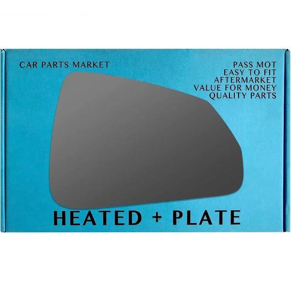 for BMW IX1 22-23 Left Side Electric Wing Mirror Glass +Plate