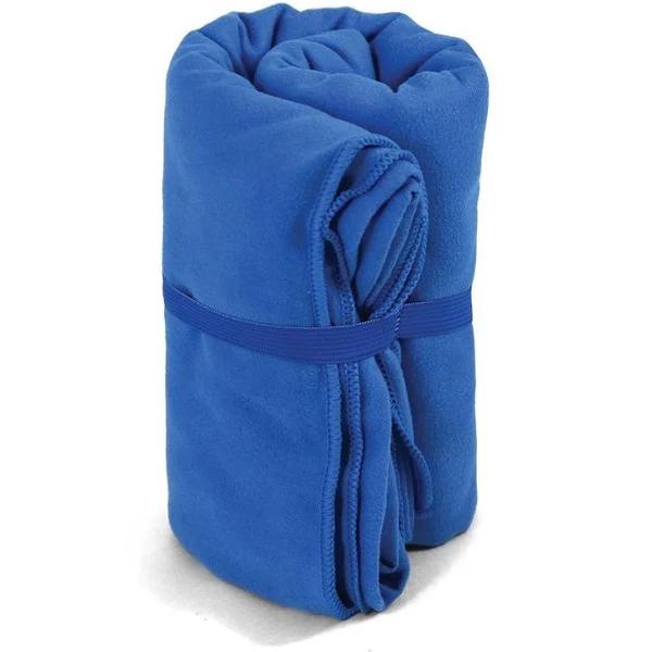 Coghlans Microfibre Absorbent 150x100cm Towel Swimming/Camping Cloth Large Blue