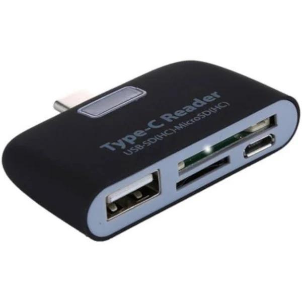 Wiretek USB Type C To USB SD TF Card Reader - AfterPay & zipPay Available