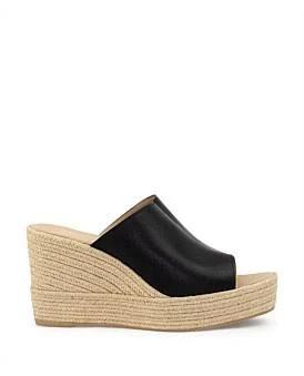 David Jones Edward Meller Milara Slide Espadrille in Black, Size 35 EU