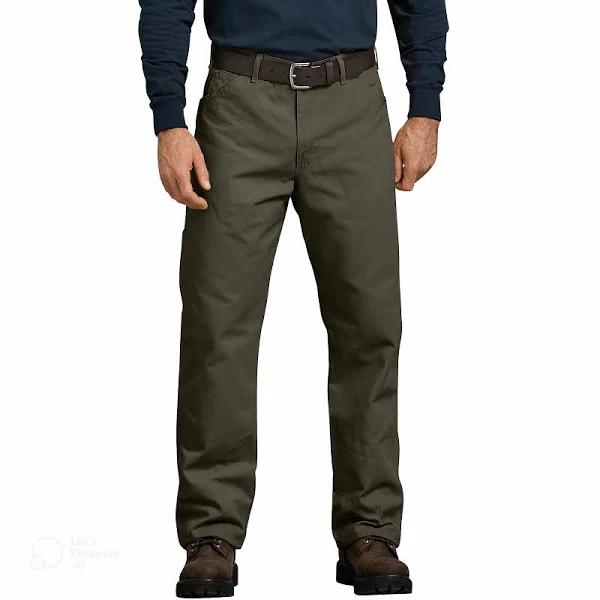 Dickies Men's Relaxed Fit Duck Carpenter Jean | Garage