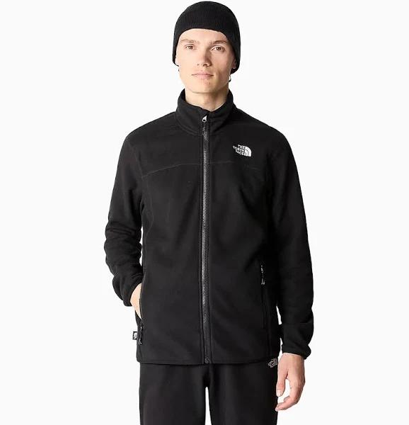 The North Face 100 Glacier Full Zip Fleece Black Graphite - XL