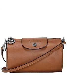 Longchamp Le Pliage Xtra Crossbody Bag XS in Cognac