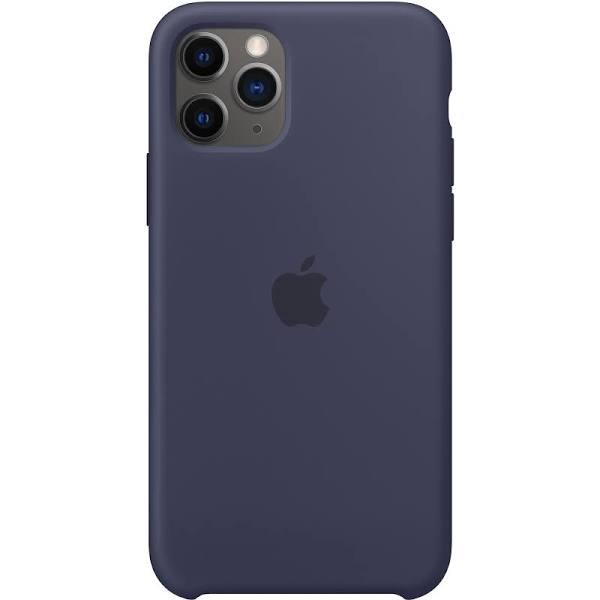 Apple - iPhone 11 Pro Silicone Case - Midnight Blue