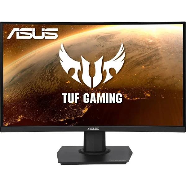 Asus TUF Gaming VG24VQE 24" (23.6" Viewable) Full HD 1920 x 1080 1ms (MPRT) 165Hz HDMI, DisplayPort FreeSync Premium Curved Gaming Monitor