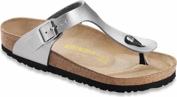 Birkenstock Gizeh Birko-Flor Silver