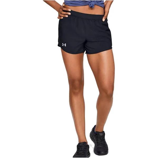 Under Armour Ladies Fly-By 2.0 Shorts 3XL / Black