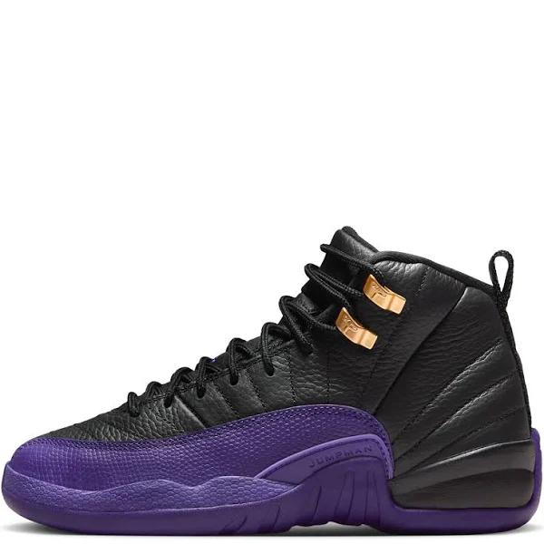 Nike Air Jordan 12 Retro Black/field Purple 153265-057 Grade-School