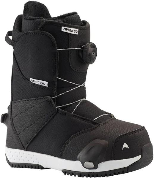 Burton Kids Zipline Step On Snowboard Boots - Black - 2023