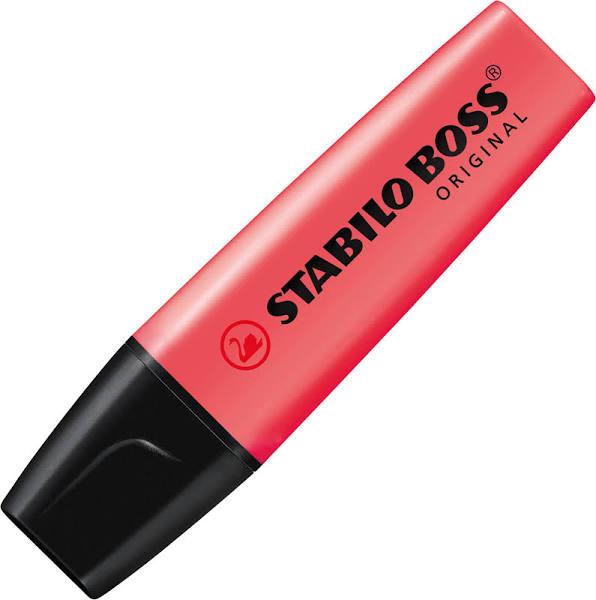 STABILO Boss Highlighter Red