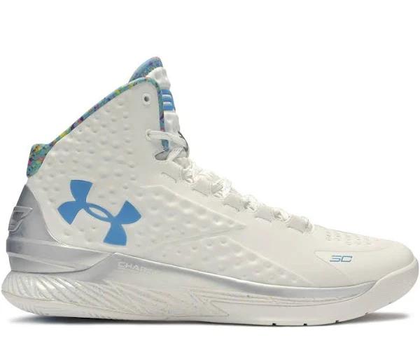 Under Armour Curry 1 'Splash Party' Sneakers | White | Men's Size 9.5