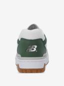 New Balance White & Green 550 Sneakers