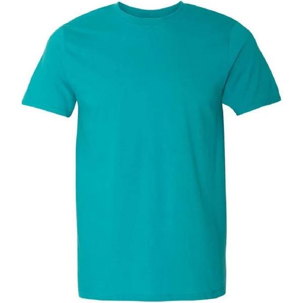 Gildan Mens Short Sleeve Soft-Style T-Shirt (Jade) - BC484